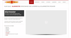 Desktop Screenshot of klarglas.dk